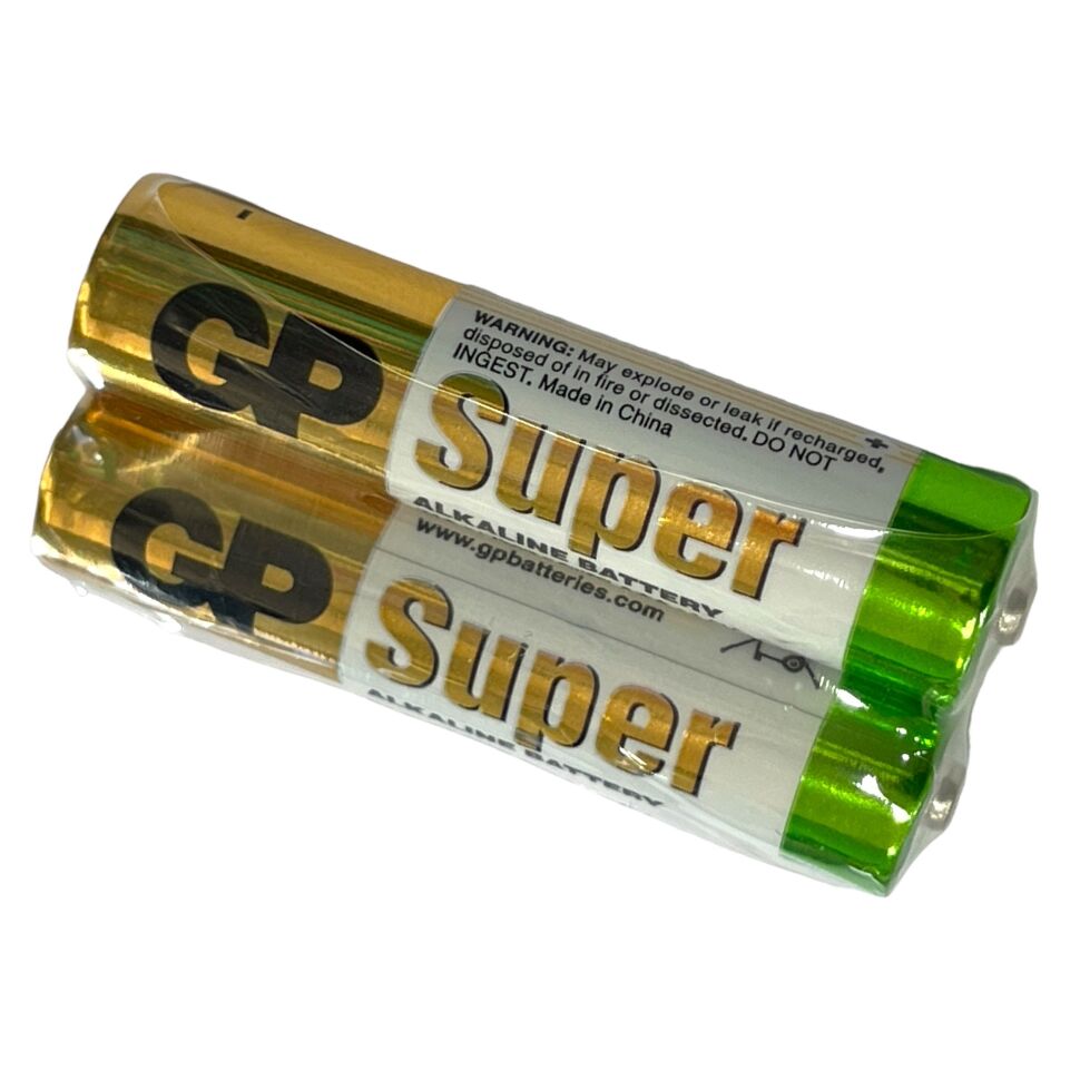 Батарейка AAA лужна GP Super 24A LR03 1.5V, 2 штуки Батарейка AAA лужна GP Super 24A LR03 1.5V, 2 штуки
