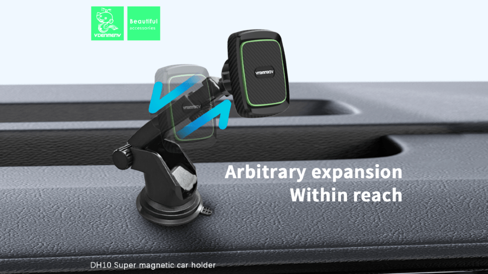 Автомобільний тримач Denmen DH10 із присоскою на магніті