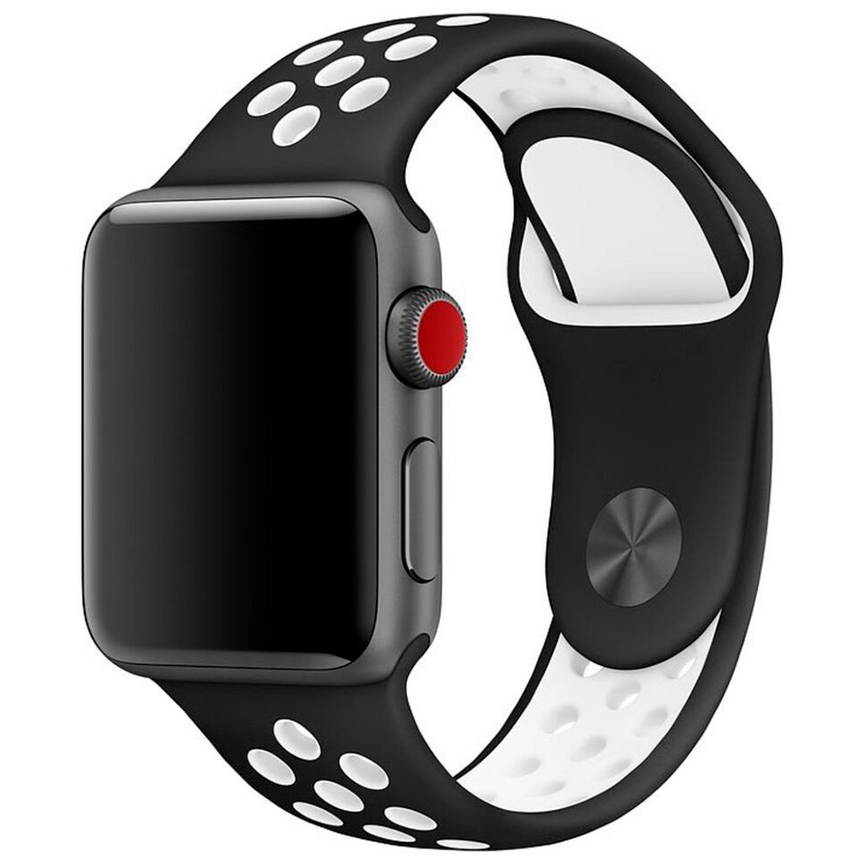 Ремінець силіконовий INKAX WB-02 для Apple Watch NIKE 38мм | 40мм | 41мм LARGE SIZE Ремінець силіконовий INKAX WB-02 для Apple Watch NIKE 38мм | 40мм | 41мм LARGE SIZE