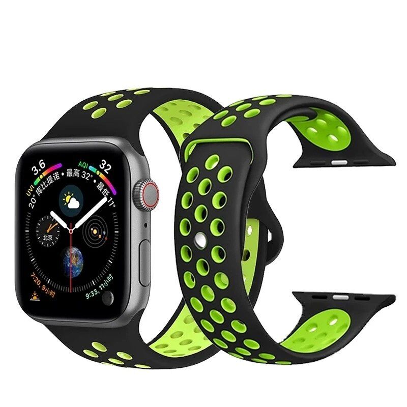 Ремінець силіконовий INKAX WB-02 для Apple Watch NIKE 38мм | 40мм | 41мм LARGE SIZE Ремінець силіконовий INKAX WB-02 для Apple Watch NIKE 38мм | 40мм | 41мм LARGE SIZE