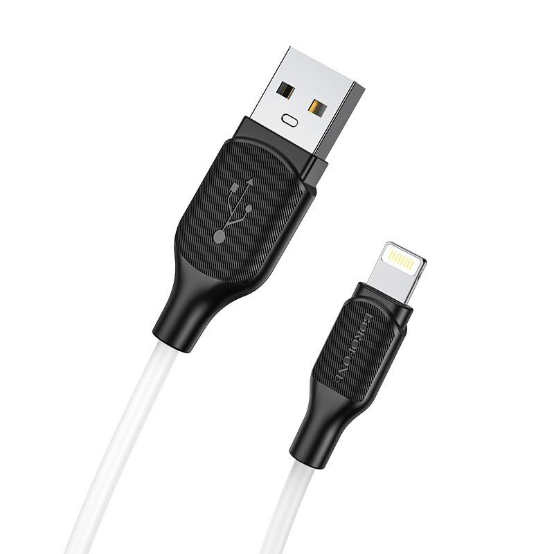 USB кабель BOROFONE BX42 charging data USB - LIGHTNING, білий