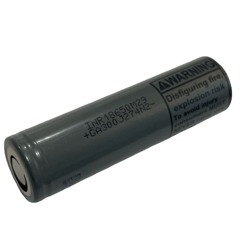 Акумулятор LG M29 18650 Li-Ion INR18650 2850mAh 3.7V сірий без упаковки високотоковий 10A Акумулятор LG M29 18650 Li-Ion INR18650 2850mAh 3.7V сірий без упаковки високотоковий 10A