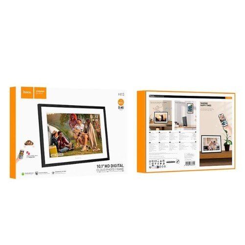 Цифрова фоторамка HOCO HI13 10,1 HD LCD, ЧОРНИЙ Цифрова фоторамка HOCO HI13 10,1 HD LCD, ЧОРНИЙ