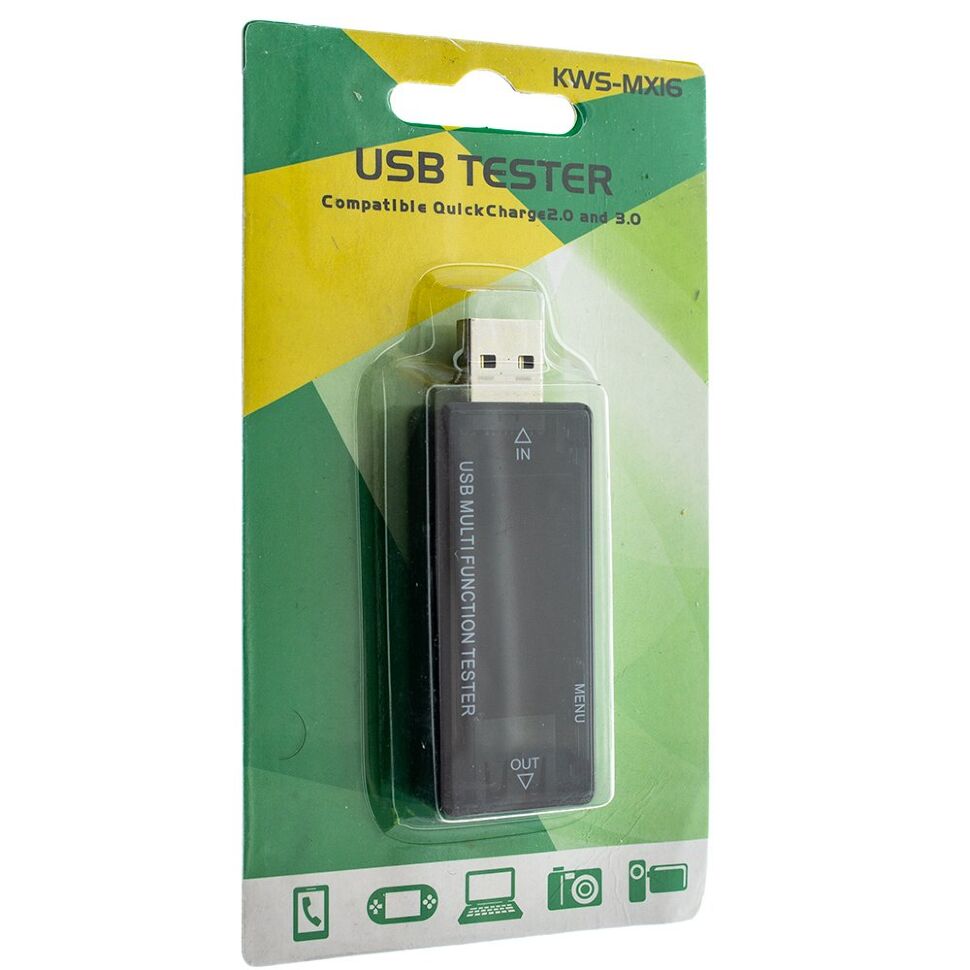 USB TESTER KWS-MX16 QC3.0