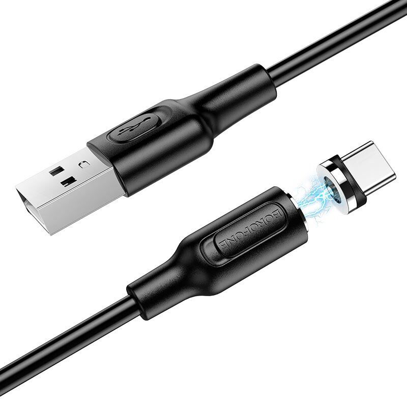 USB кабель BOROFONE BX41 магнітний charging data USB - Type-C USB кабель BOROFONE BX41 магнітний charging data USB - Type-C