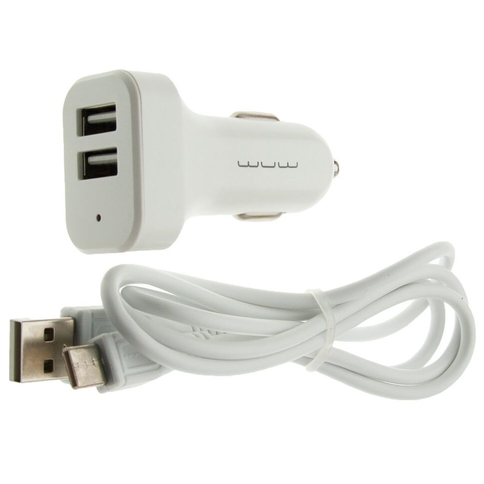 Автомобільний зарядний пристрій WUW T22 2USB 2A + USB Type-C БІЛИЙ (70) Автомобільний зарядний пристрій WUW T22 2USB 2A + USB Type-C БІЛИЙ (70)