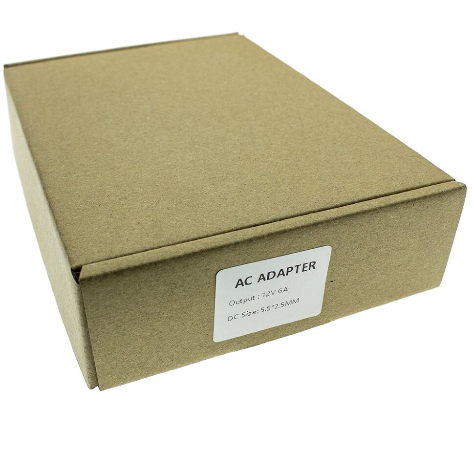 Блок питания для монітору TFT 12V 6A (штекер 5.5*2.5 мм)