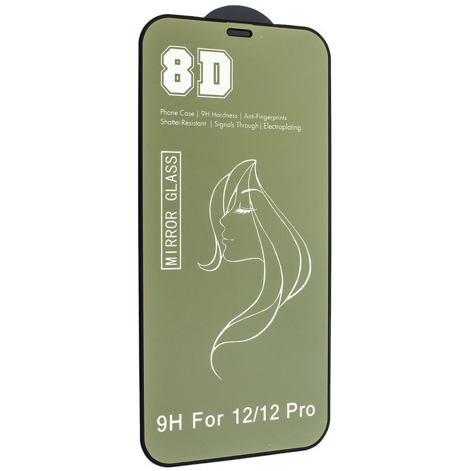 Захисне скло 8D MIRROR APPLE IPHONE 12 | 12 PRO 6,1" Захисне скло 8D MIRROR APPLE IPHONE 12 | 12 PRO 6,1"