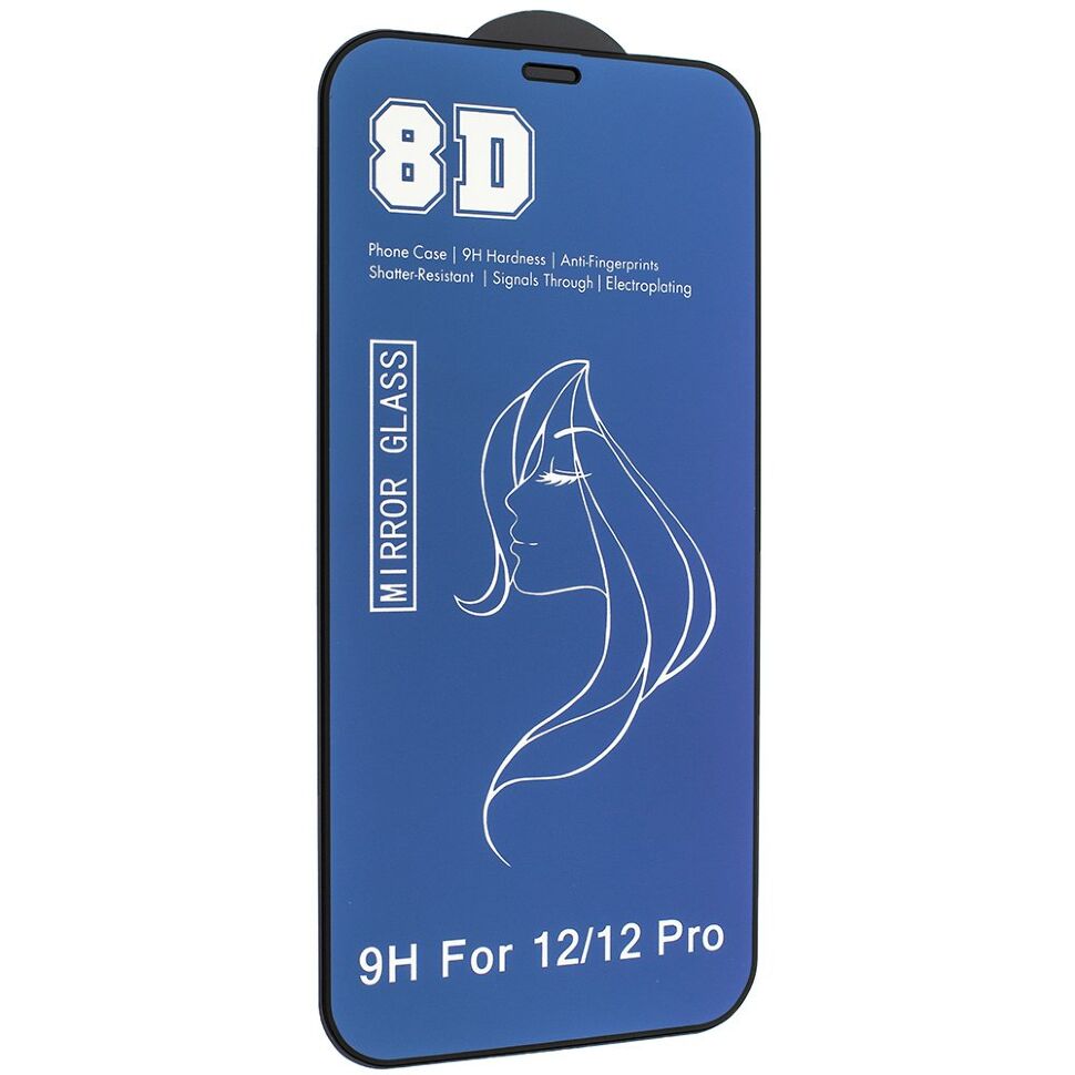 Захисне скло 8D MIRROR APPLE IPHONE 12 | 12 PRO 6,1" Захисне скло 8D MIRROR APPLE IPHONE 12 | 12 PRO 6,1"