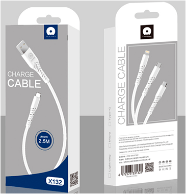 Кабель USB WUW X132 USB - Lightning 2,50 метра (40) Кабель USB WUW X132 USB - Lightning 2,50 метра (40)