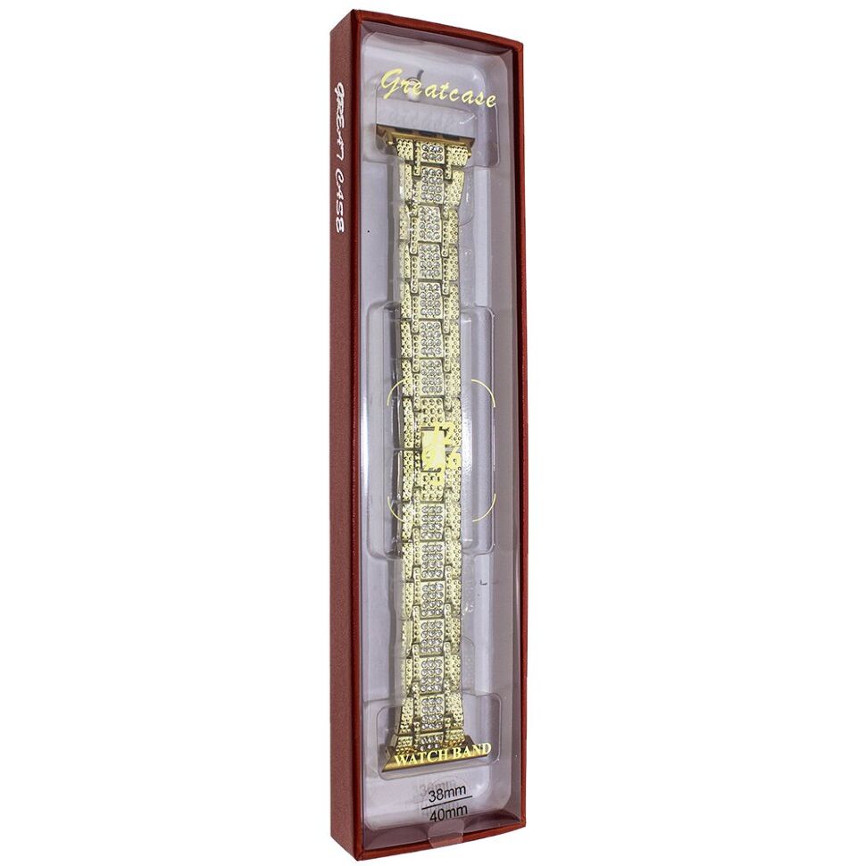 Ремінець металевий 1-Bead Metal СТРАЗИ LINE APPLE WATCH 38 | 40 | 41 MM №30 Ремінець металевий 1-Bead Metal СТРАЗИ LINE APPLE WATCH 38 | 40 | 41 MM №30