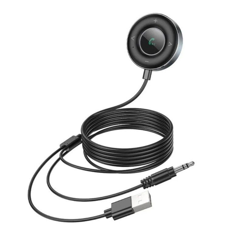 Bluetooth аудіо ресівер Borofone BC58, сірий Bluetooth аудіо ресівер Borofone BC58, сірий