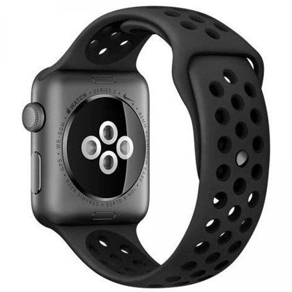 Ремінець силіконовий INKAX WB-02 для Apple Watch NIKE 42мм | 44мм | 45мм | 49мм LARGE SIZE Ремінець силіконовий INKAX WB-02 для Apple Watch NIKE 42мм | 44мм | 45мм | 49мм LARGE SIZE