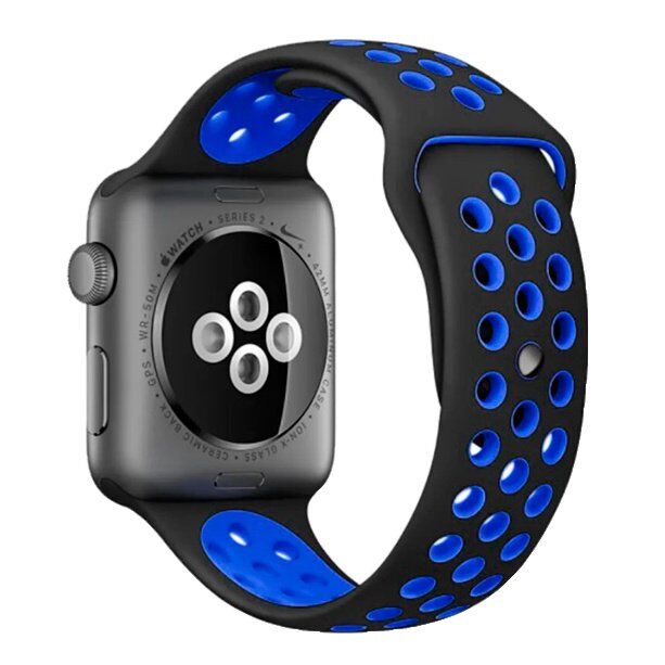 Ремінець силіконовий INKAX WB-02 для Apple Watch NIKE 42мм | 44мм | 45мм | 49мм LARGE SIZE Ремінець силіконовий INKAX WB-02 для Apple Watch NIKE 42мм | 44мм | 45мм | 49мм LARGE SIZE