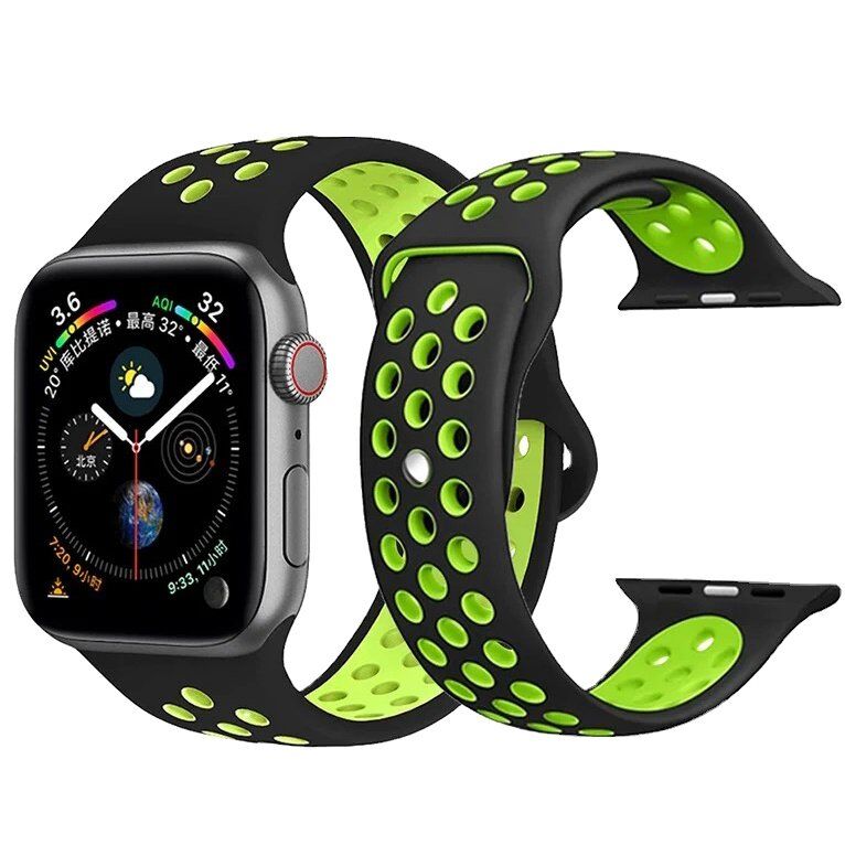 Ремінець силіконовий INKAX WB-02 для Apple Watch NIKE 42мм | 44мм | 45мм | 49мм LARGE SIZE Ремінець силіконовий INKAX WB-02 для Apple Watch NIKE 42мм | 44мм | 45мм | 49мм LARGE SIZE