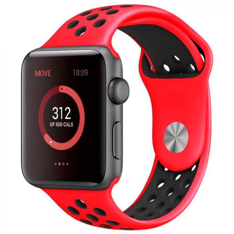 Ремінець силіконовий INKAX WB-02 для Apple Watch NIKE 42мм | 44мм | 45мм | 49мм LARGE SIZE Ремінець силіконовий INKAX WB-02 для Apple Watch NIKE 42мм | 44мм | 45мм | 49мм LARGE SIZE