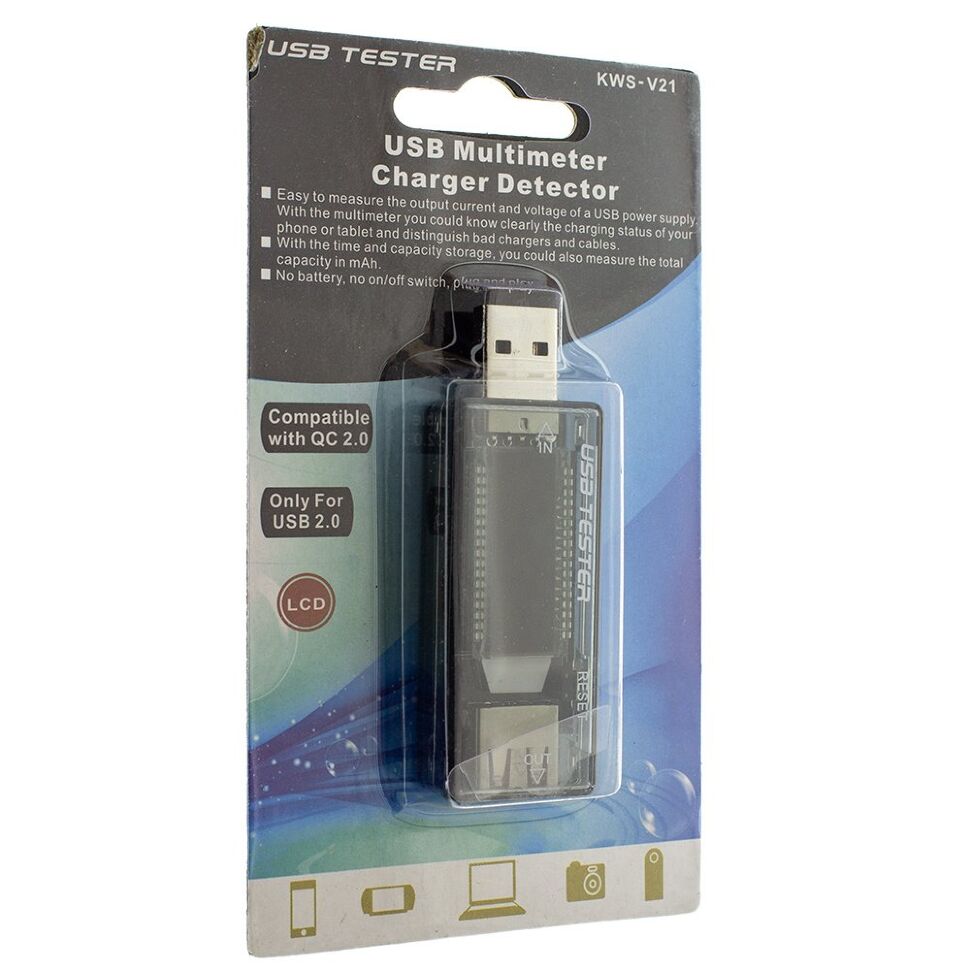 USB TESTER KWS-V21 QC2.0