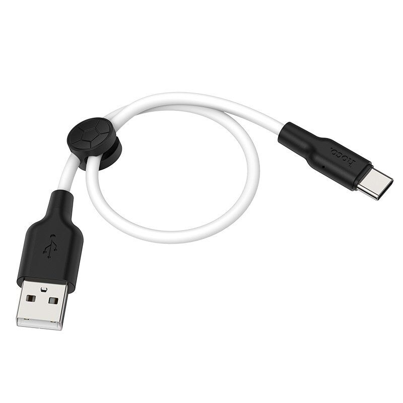 USB кабель HOCO X21 PLUS SILICONE USB - Type-C 0,25м БIЛИЙ USB кабель HOCO X21 PLUS SILICONE USB - Type-C 0,25м БIЛИЙ