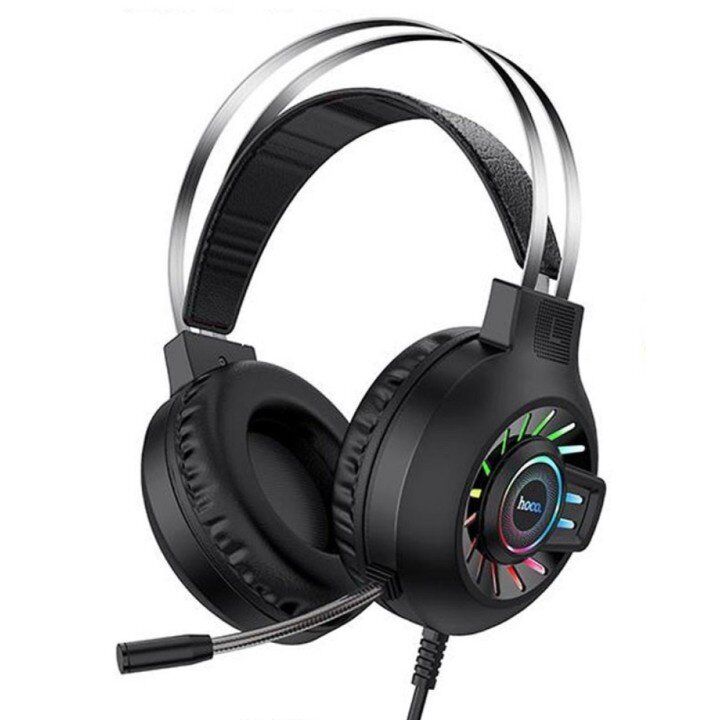 Дротова комп'ютерна гарнiтура HOCO ESD04, чорний Дротова комп'ютерна гарнiтура HOCO ESD04, чорний