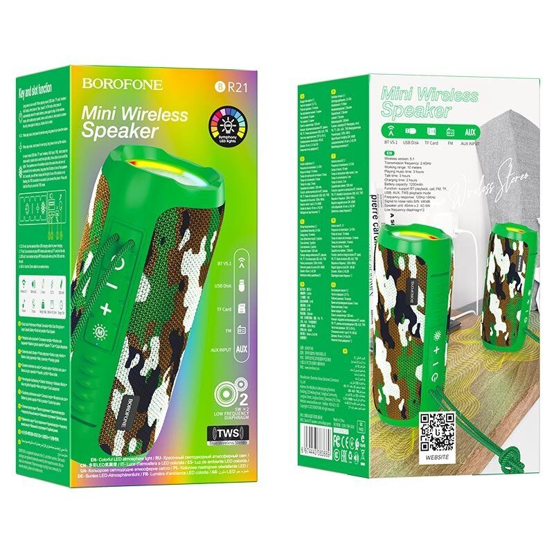 Колонка бездротова Borofone BR21 Колонка бездротова Borofone BR21