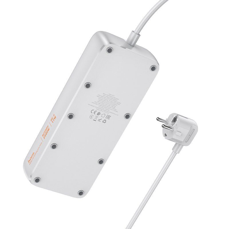 Сетевой удлинитель Hoco AC21 (3USB/1Type-C/4xSocket) 1,5м (черный)