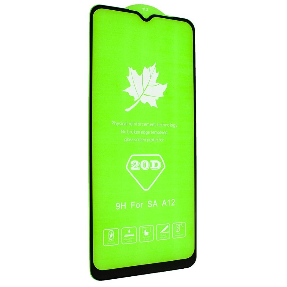Захисне скло 20D SAMSUNG Galaxy A13 (2022) A135 ЧОРНИЙ