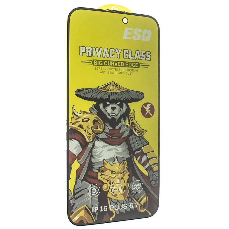 Захисне скло PRIVACY NEW ESD APPLE iPhone 16 PLUS 6.7" Захисне скло PRIVACY NEW ESD APPLE iPhone 16 PLUS 6.7"