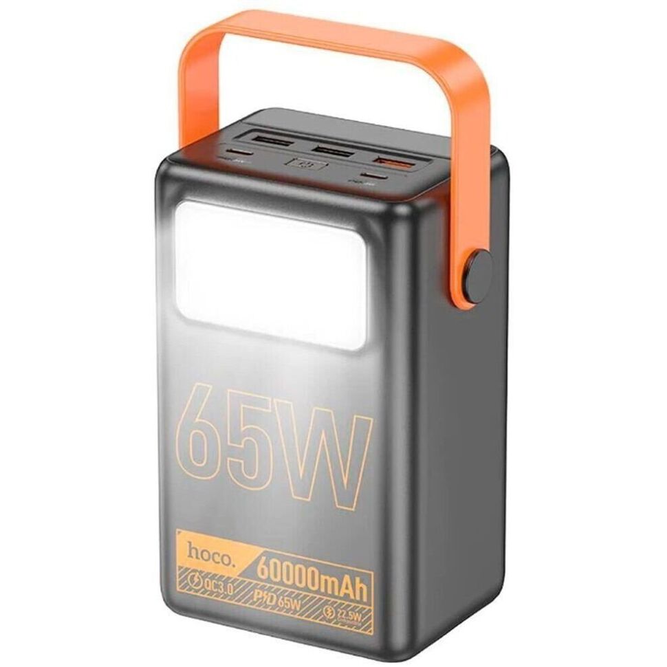 Power Bank HOCO J110A Powerful PD 65W 60000 mAh,чорний Power Bank HOCO J110A Powerful PD 65W 60000 mAh,чорний
