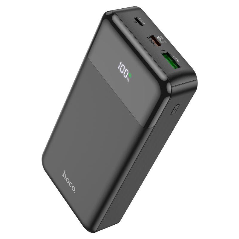 Power Bank HOCO J102A Cool figure PD 20W + QC3.0 20000 mAh, чорний
