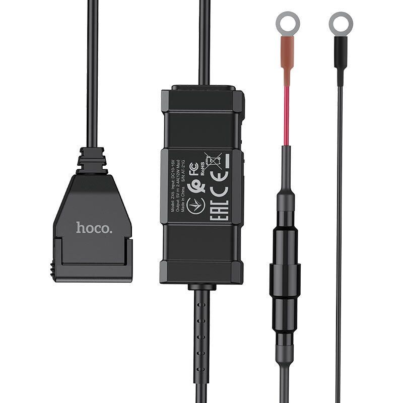 Зарядний пристрій для мотоцикла HOCO Z45 USB 2,4A