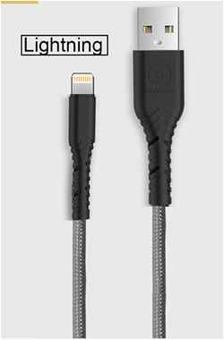 Кабель USB WUW X135 USB - Lightning тканина 2,50 метра (40) Кабель USB WUW X135 USB - Lightning тканина 2,50 метра (40)