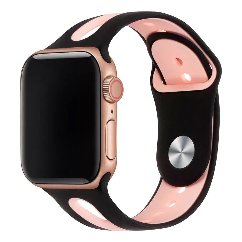 Ремінець силіконовий LINE 2 COLORS для APPLE WATCH 42 | 44 | 45 мм SMALL SIZE Ремінець силіконовий LINE 2 COLORS для APPLE WATCH 42 | 44 | 45 мм SMALL SIZE