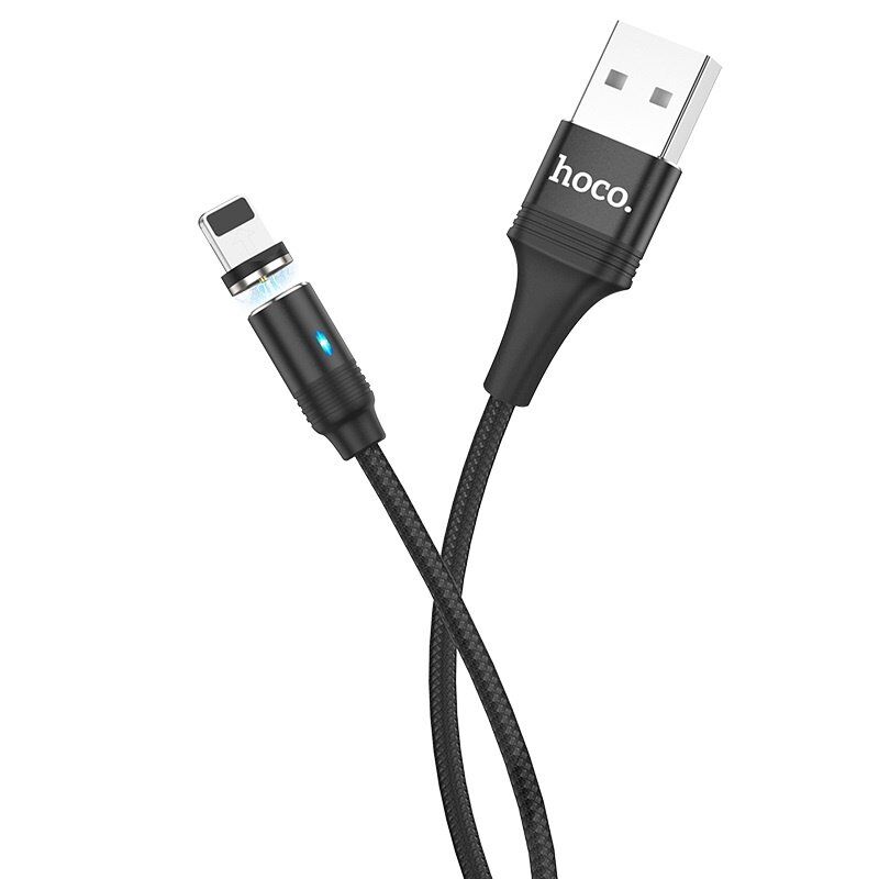 USB кабель HOCO U76 магнiтний USB - Lightning 1.20M ЧОРНИЙ USB кабель HOCO U76 магнiтний USB - Lightning 1.20M ЧОРНИЙ