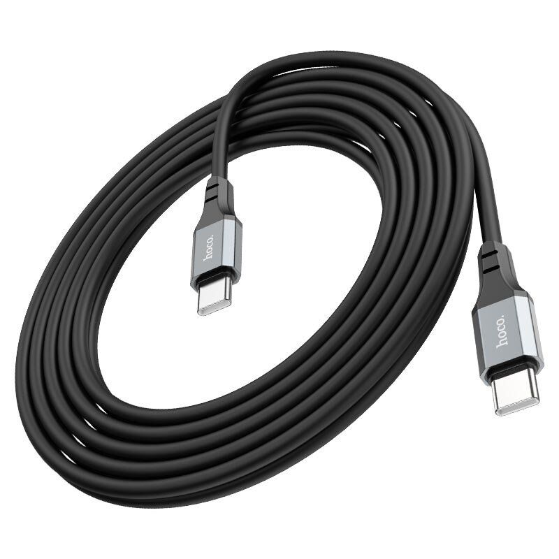USB-C кабель HOCO X92 60W Type-C - Type-C 3 MЕТРИ ЧОРНИЙ USB-C кабель HOCO X92 60W Type-C - Type-C 3 MЕТРИ ЧОРНИЙ