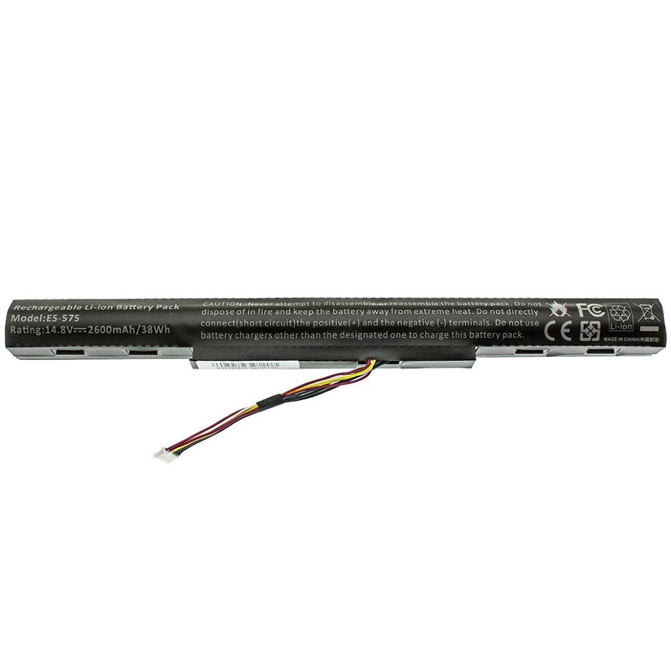 Акумуляторна батарея до ноутбука Acer Aspire E15 (AS16A5K) 14.8V 2600mAh MODEL:E5-575 Акумуляторна батарея до ноутбука Acer Aspire E15 (AS16A5K) 14.8V 2600mAh MODEL:E5-575