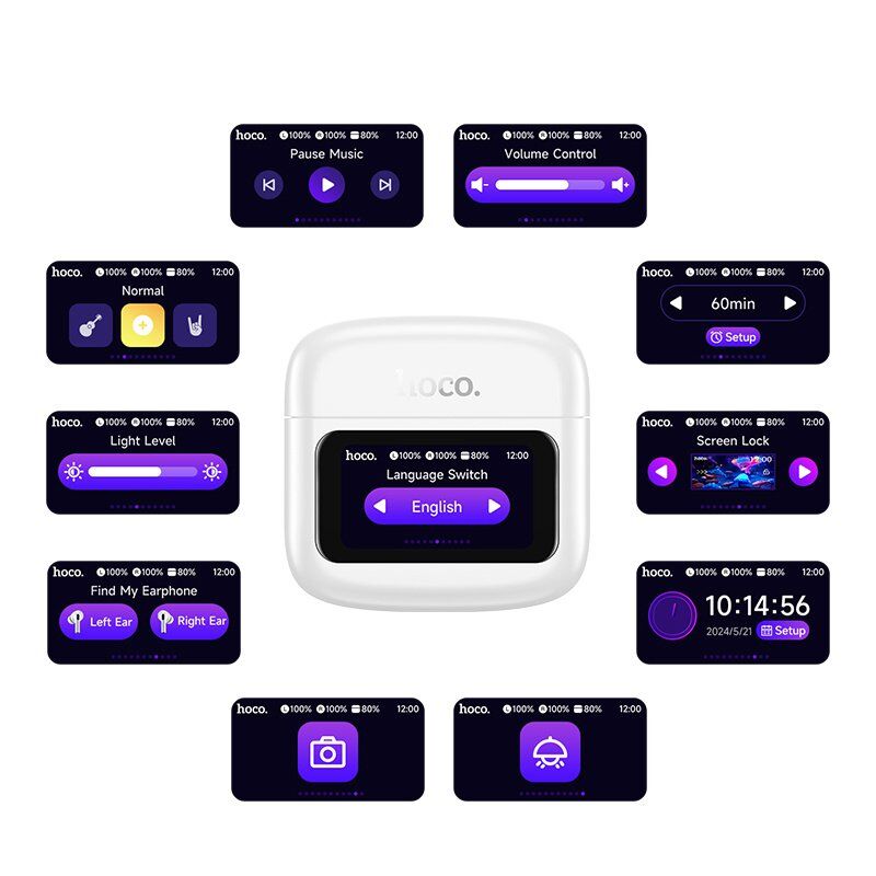 Бездротові навушники HOCO EQ14, білий