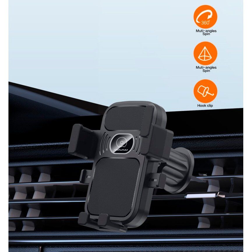 Автомобільний тримач WUW Z31 КНОПКА на повітряну решітку