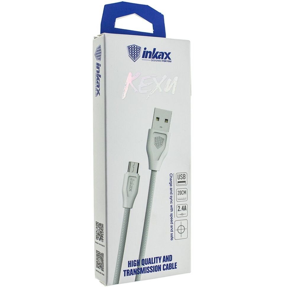 Кабель USB INKAX CK-21 MICRO 0,20 метра