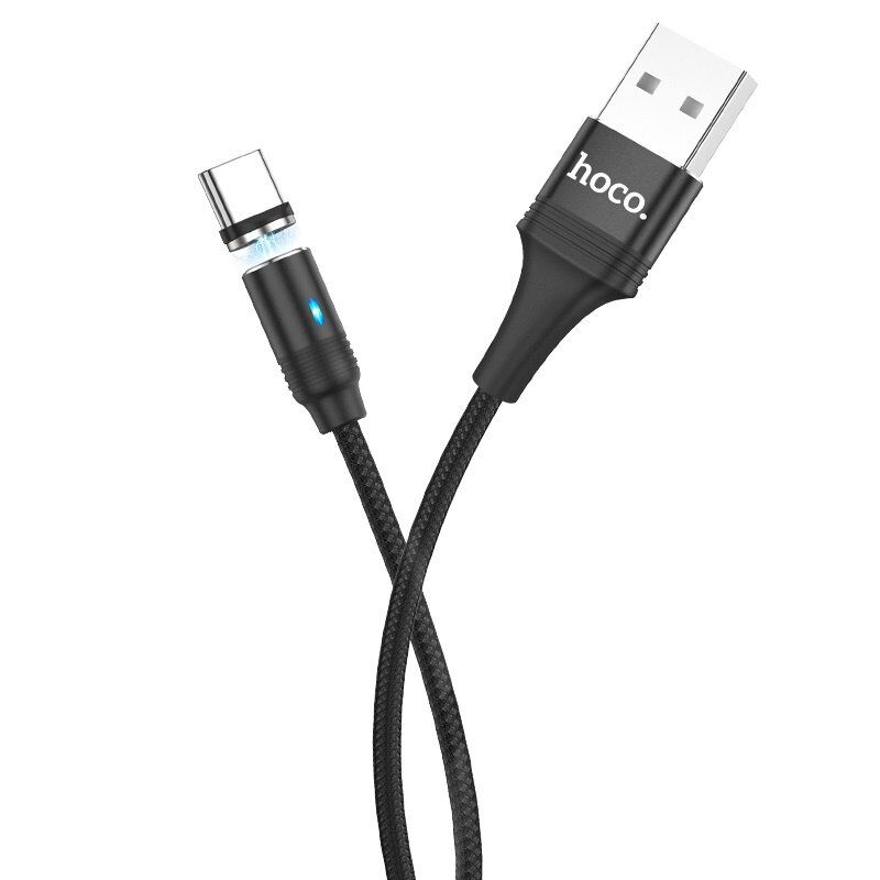 USB кабель HOCO U76 магнiтний USB - Type-C 1.20M ЧОРНИЙ USB кабель HOCO U76 магнiтний USB - Type-C 1.20M ЧОРНИЙ