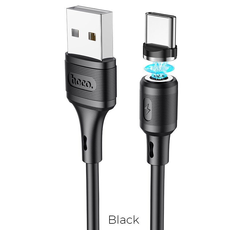 USB кабель HOCO X52 Магнітний USB - Type-C, 1метр, чорний