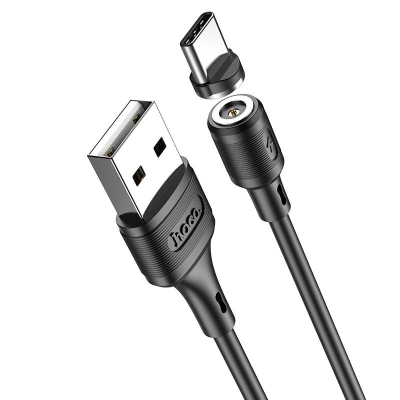 USB кабель HOCO X52 Магнітний USB - Type-C, 1метр, чорний