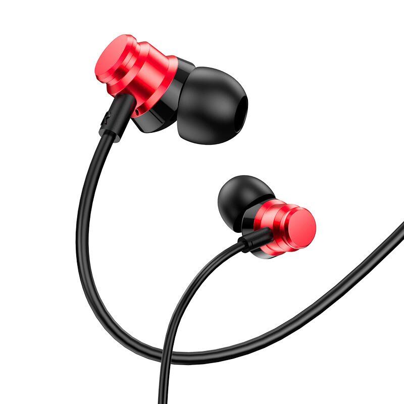 Дротові навушники BOROFONE BM62, червоний Дротові навушники BOROFONE BM62, червоний