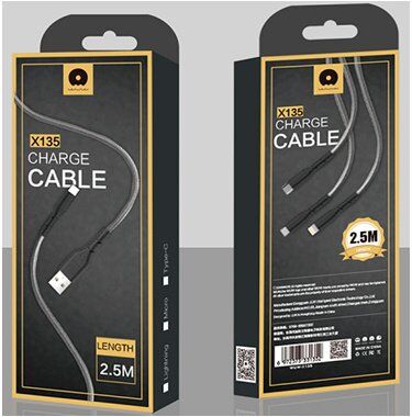 Кабель USB WUW X135 USB - Type-C тканина 2,50 метра (40) Кабель USB WUW X135 USB - Type-C тканина 2,50 метра (40)