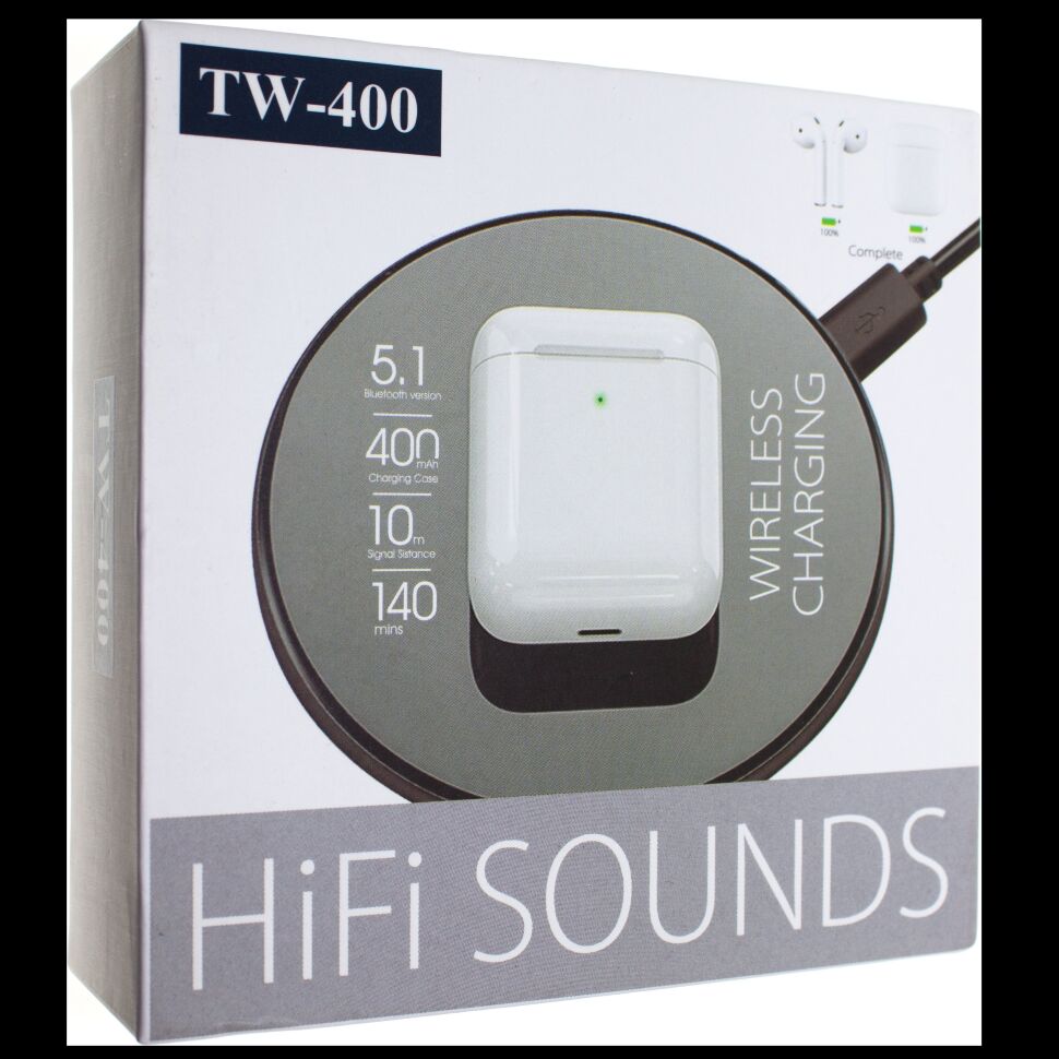 Бездротова гарнітура AIRPODS TW400 TWS