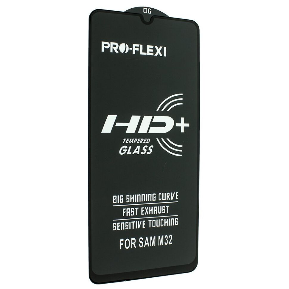 Захисне скло PRO-FLEXI HD+ SAMSUNG M325 Galaxy M32 2021 ЧОРНИЙ Захисне скло PRO-FLEXI HD+ SAMSUNG M325 Galaxy M32 2021 ЧОРНИЙ