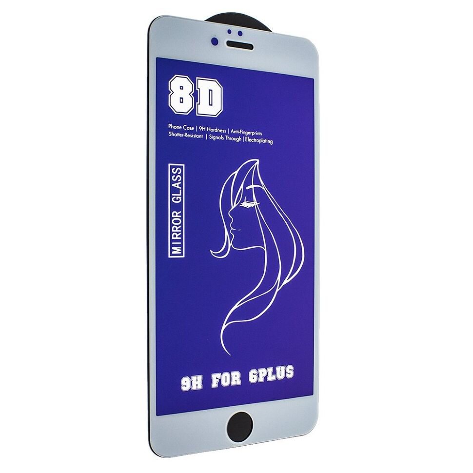 Захисне скло 8D MIRROR APPLE IPHONE 6 PLUS Захисне скло 8D MIRROR APPLE IPHONE 6 PLUS