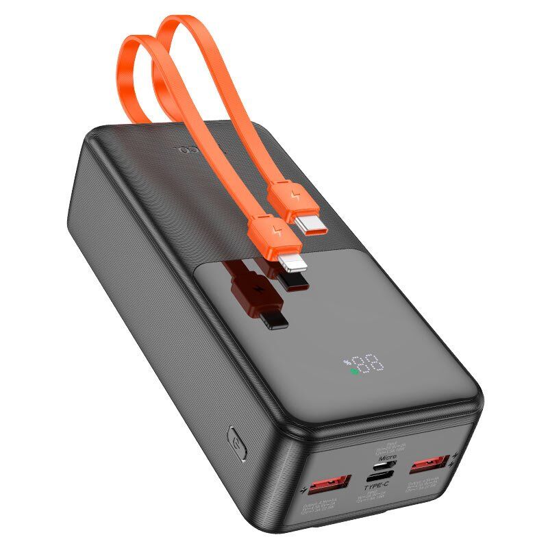 Power Bank HOCO J119B Sharp PD20W+22.5W 30000 mAh чорний Power Bank HOCO J119B Sharp PD20W+22.5W 30000 mAh чорний