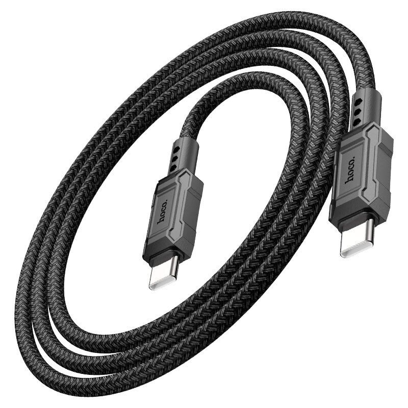 USB-C кабель HOCO X94 60W Type-C - Type-C 1 м, ЧОРНИЙ USB-C кабель HOCO X94 60W Type-C - Type-C 1 м, ЧОРНИЙ