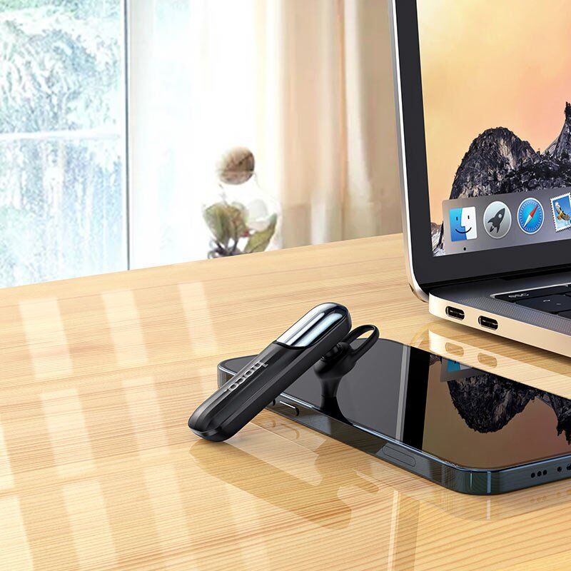 Бездротова Bluetooth-моно-гарнітура HOCO E57, ЧОРНИЙ Бездротова Bluetooth-моно-гарнітура HOCO E57, ЧОРНИЙ