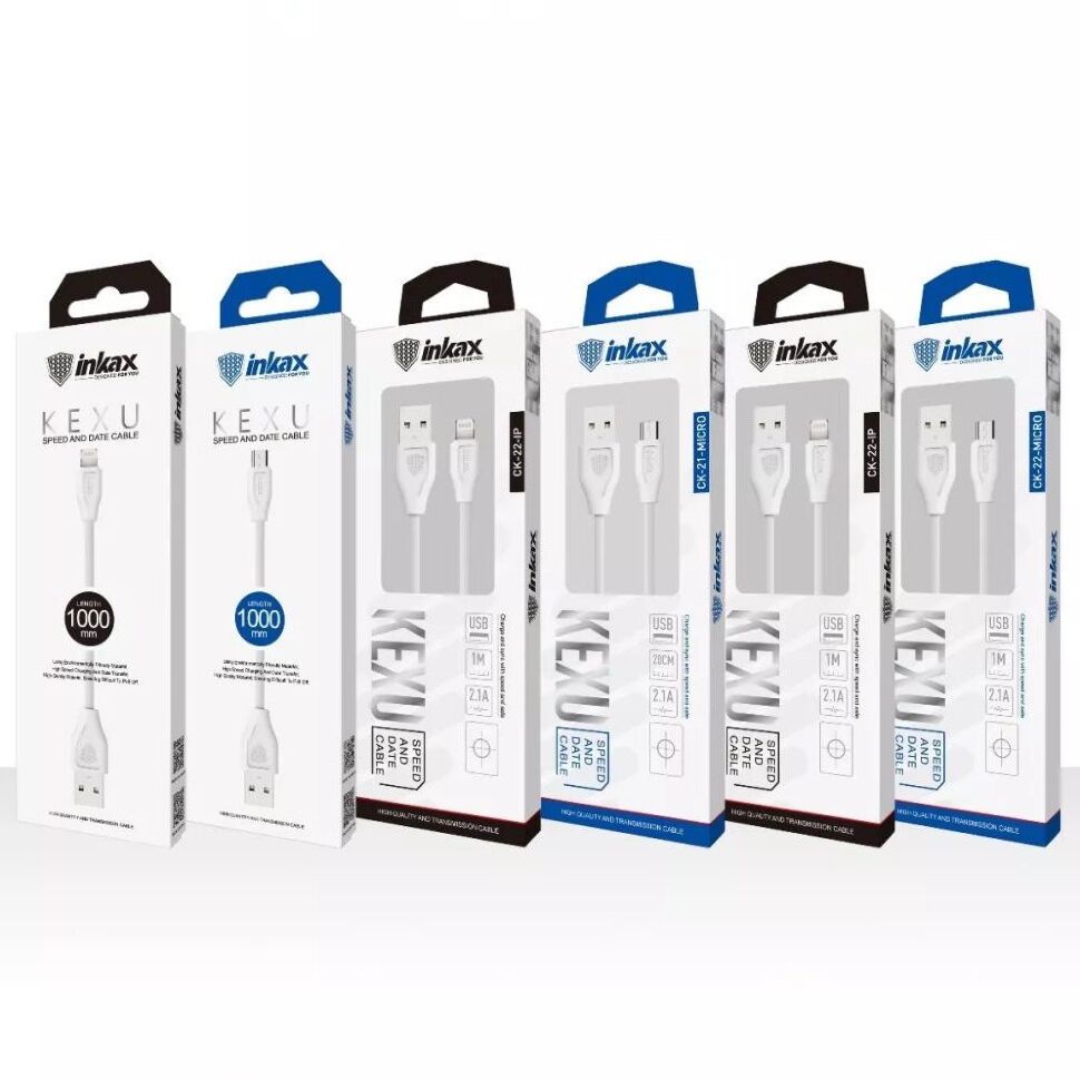 Кабель USB INKAX CK-22 2.1A USB-Type-C 1 метр
